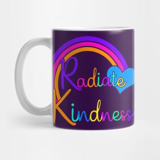 Radiate Kindness Rainbow Mug